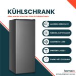 Homex CS2422E-S – Kühlschrank, 242 l, Energieeffizienzklasse E – Bild 2