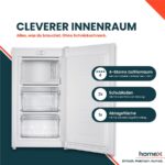 Homex FS1016-W – Gefrierschrank, 60 l, Energieeffizienzklasse E – Bild 3