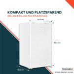 Homex FS1016-W – Gefrierschrank, 60 l, Energieeffizienzklasse E – Bild 4
