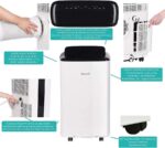 Honeywell HF09C weiss – Mobiles Klimagerät, 9000 BTU/h, bis 75 m², Energieeffizienzklasse A – Bild 5