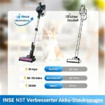 Inse N5 – Akku-Staubsauger, 250 W, 1,2 l Staubbehälter, bis 55 min Laufzeit – Bild 4
