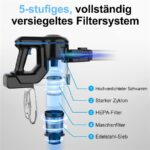Inse N5 – Akku-Staubsauger, 250 W, 1,2 l Staubbehälter, bis 55 min Laufzeit – Bild 5