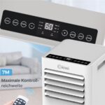 Jung KIWI KAC-7910 9000BTU Weiß – Mobiles Klimagerät, 9000 BTU/h, bis 14 m², Energieeffizienzklasse A – Bild 3