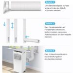 Jung KIWI KAC-7910 9000BTU Weiß – Mobiles Klimagerät, 9000 BTU/h, bis 14 m², Energieeffizienzklasse A – Bild 7