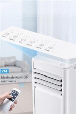 Jung LIFE AIR 9000BTU Weiß – Mobiles Klimagerät, 9000 BTU/h, bis 75 m², Energieeffizienzklasse A – Bild 3