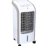 Jung MESKO Aircooler ohne FB weiß – Mobiles Klimagerät, bis 35 m², Energieeffizienzklasse A+