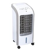 Jung MESKO Aircooler ohne FB weiß – Mobiles Klimagerät, bis 35 m², Energieeffizienzklasse A+