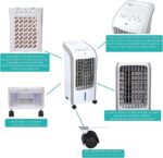 Jung MESKO Aircooler ohne FB weiß – Mobiles Klimagerät, bis 35 m², Energieeffizienzklasse A+ – Bild 2