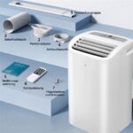 Jung RAKS PRO AIR 12 12000BTU Weiß – Mobiles Klimagerät, 12.000 BTU/h, bis 30 m², Energieeffizienzklasse A – Bild 4