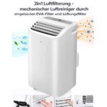 Jung RAKS PRO AIR 12 12000BTU Weiß – Mobiles Klimagerät, 12.000 BTU/h, bis 30 m², Energieeffizienzklasse A – Bild 5