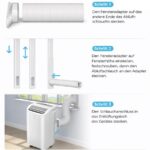 Jung RAKS PRO AIR 12 12000BTU Weiß – Mobiles Klimagerät, 12.000 BTU/h, bis 30 m², Energieeffizienzklasse A – Bild 7