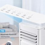 Jung RAKS PRO AIR 9 9000BTU Weiß – Mobiles Klimagerät, 8000 BTU/h, bis 20 m², Energieeffizienzklasse A – Bild 3