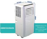 Jung TV05 Weiß – Mobiles Klimagerät, 11.000 BTU/h, bis 100 m², Energieeffizienzklasse A – Bild 4