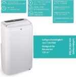 Jung TV06 Weiß – Mobiles Klimagerät, 12.000 BTU/h, bis 120 m², Energieeffizienzklasse A – Bild 3