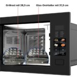 Kb Elements ELK25MB1 – Einbaumikrowelle, 25 l, 850 W, mit Grill – Bild 6