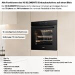Kb Elements ELK75DV1/60PB1 – Einbau Backofen Set, 65 l, 4 Kochzonen, Energieeffizienzklasse A+ – Bild 2