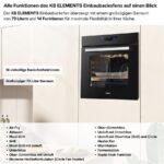 Kb Elements ELK75DV2/ELK111AS – Einbau Backofen Set, 65 l, 4 Kochzonen, Energieeffizienzklasse A+ – Bild 2