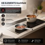 Kb Elements ELK75EV2/60CR1 – Einbau Backofen Set, 65 l, 4 Kochzonen, Energieeffizienzklasse A+ – Bild 10