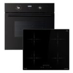 KKT KOLBE Backofen und Induktionskochfeld SET8005FBIH859RL – Herdset, 70 l, 4 Kochzonen, Energieeffizienzklasse A+