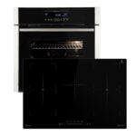 KKT KOLBE Backofen und Induktionskochfeld SET8016IH77FZ – Einbauherdset, 70 l, 5 Kochzonen, Energieeffizienzklasse A