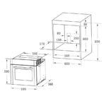 KKT KOLBE Backofen und Induktionskochfeld SET8016IH859RL – Einbauherdset, 70 l, 4 Kochzonen, Energieeffizienzklasse A – Bild 9