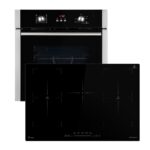 KKT KOLBE Backofen und Induktionskochfeld SET8805IH77FZ – Einbauherdset, 70 l, 5 Kochzonen, Energieeffizienzklasse A+