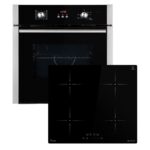 KKT KOLBE Backofen und Induktionskochfeld SET8805IH859RL – Einbauherdset, 70 l, 4 Kochzonen, Energieeffizienzklasse A+