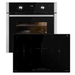 KKT KOLBE Backofen und Induktionskochfeld SET8810IH77FZ – Einbauherdset, 70 l, 5 Kochzonen, Energieeffizienzklasse A+