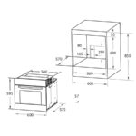 KKT KOLBE Backofen und Induktionskochfeld SET8810IH77FZ – Einbauherdset, 70 l, 5 Kochzonen, Energieeffizienzklasse A+ – Bild 7