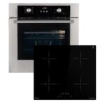KKT KOLBE Backofen und Induktionskochfeld SET8810IH859RL – Einbauherdset, 70 l, 4 Kochzonen, Energieeffizienzklasse A+