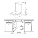 KKT KOLBE DW615ED – Geschirrspüler, Energieeffizienzklasse C, 60 cm – Bild 7