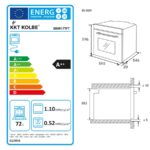 KKT KOLBE EB8017TFT – Einbaubackofen, 72 l, Energieeffizienzklasse A++ – Bild 9