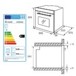 KKT KOLBE Four Cuisinière électrique BO8810SS – Einbaubackofen, 70 l, Energieeffizienzklasse A+ – Bild 9