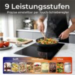 Klamer 30 Flexi Induktions-Glaskeramikplatten – Induktionskochfeld (autark), 2 Kochzonen, 52 cm – Bild 9