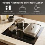 Klamer 60 Flexi Induktions-Glaskeramikplatten – Induktionskochfeld (autark), 4 Kochzonen, 59 cm – Bild 7