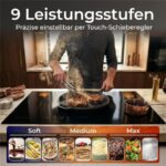 Klamer 90 Flexi Induktions-Glaskeramikplatten – Induktionskochfeld (autark), 4 Kochzonen, 90 cm – Bild 9
