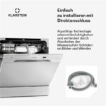 Klarstein Amazonia 8 – Geschirrspüler, Energieeffizienzklasse F, 55 cm – Bild 4