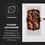 Klarstein Delicatessa 90 Hybrid – Induktionskochfeld (autark), 5 Kochzonen, 90 cm – Bild 3