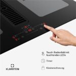Klarstein Full House und Dunstabzugshaube – Induktionskochfeld (autark), 4 Kochzonen, 70 cm – Bild 5