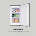 Klarstein Garfield Eco L – Gefrierschrank, 60 l, Energieeffizienzklasse E – Bild 3