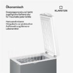 Klarstein Iceblokk – Gefriertruhe, Energieeffizienzklasse E – Bild 4