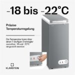 Klarstein Iceblokk – Gefriertruhe, Energieeffizienzklasse E – Bild 5