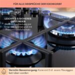 Klarstein Illuminosa 4 – Gaskochfeld (autark), 4 Kochzonen, 59 cm – Bild 5