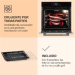 Klarstein Illuminosa Smart oven – Einbaubackofen, 73 l, Energieeffizienzklasse A+ – Bild 6