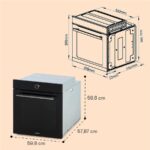 Klarstein Illuminosa Smart oven – Einbaubackofen, 73 l, Energieeffizienzklasse A+ – Bild 7