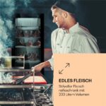 Klarstein Steakhouse Pro 233 Onyx – Kühlschrank, Energieeffizienzklasse B – Bild 2
