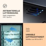 Klarstein Steakhouse Pro 233 Onyx – Kühlschrank, Energieeffizienzklasse B – Bild 6