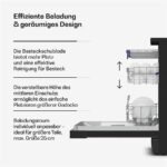 Klarstein Velaire – Geschirrspüler, 14 Maßgedecke, Energieeffizienzklasse A, 60 cm – Bild 5