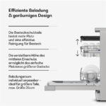 Klarstein VeroSteel – Geschirrspüler, Energieeffizienzklasse B, 45 cm – Bild 5
