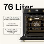 Klarstein Victoria – Einbaubackofen, 76 l, Energieeffizienzklasse A, Pyrolyse – Bild 5